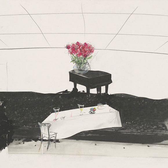 Theater Dortmund 1986, Bühnenbildentwurf von Karl Kneidl Foto: Deutsches Theatermuseum München, Autorin: Caryl Churchill